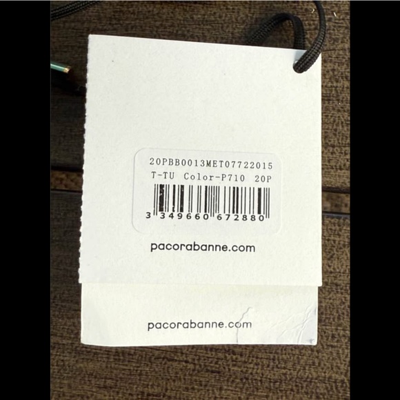 Paco Rabanne Oversized Chain Bracelet – Runway Style – Full Set w/ Box & Tag - Picture 5 of 6